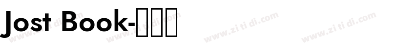 Jost Book字体转换